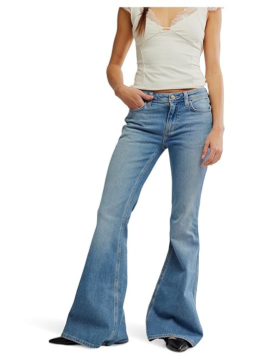 Free People We The Free Love Bomb Flare Jeans Womens, Dynamite