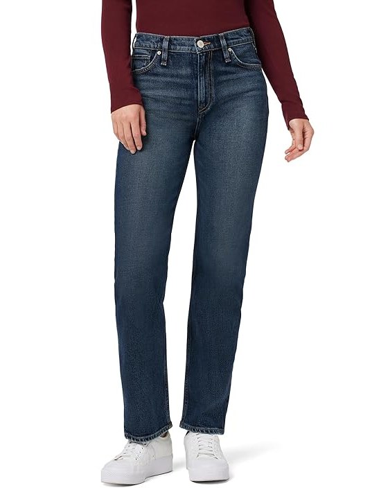 Hudson Jeans Remi High-Rise Straight Full-Length in Terrain Womens Jeans Terrain