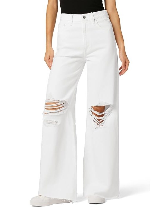 Hudson Jeans James High-Rise Wide Leg Womens, Dest. White