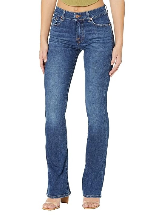 7 For All Mankind Slim Illusion Bootcut in Highline Womens Jeans Highline