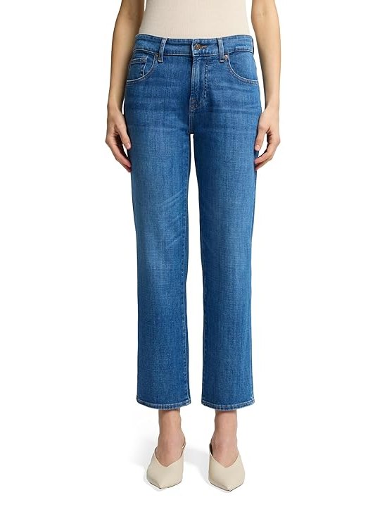7 For All Mankind Calie Straight Ankle Womens Jeans Nevada