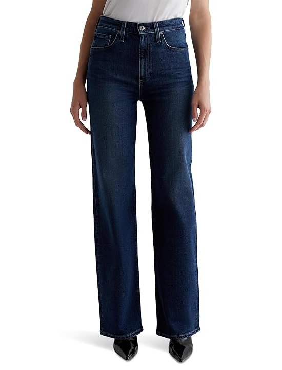 AG Jeans Kora High Rise Wide Leg in Midnight Sun Womens Jeans Midnight Sun