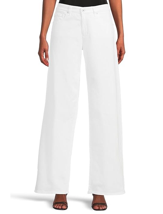 AG Jeans Adria Low Rise Baggy Wide Leg in Gallery White Womens Jeans Gallery White