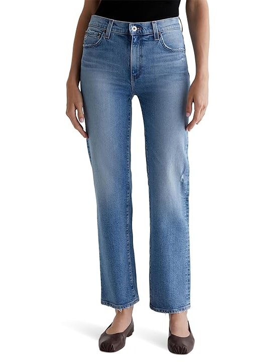 AG Jeans Brinley Mid Rise Straight in 18 Years Oslo Womens Jeans 18 Years Oslo