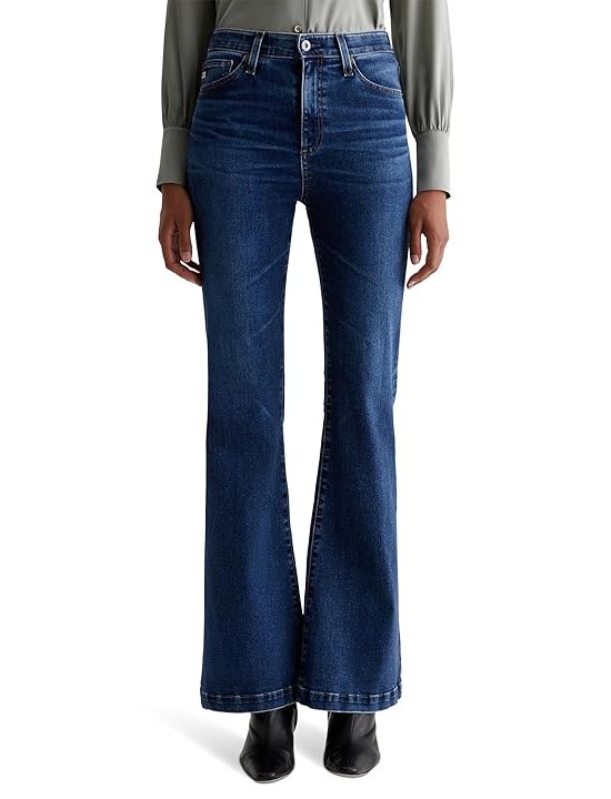 AG Jeans Madi Super High Rise Flare Jeans in Vp 10 Years Zurich Womens Jeans Vp 10 Years Zurich
