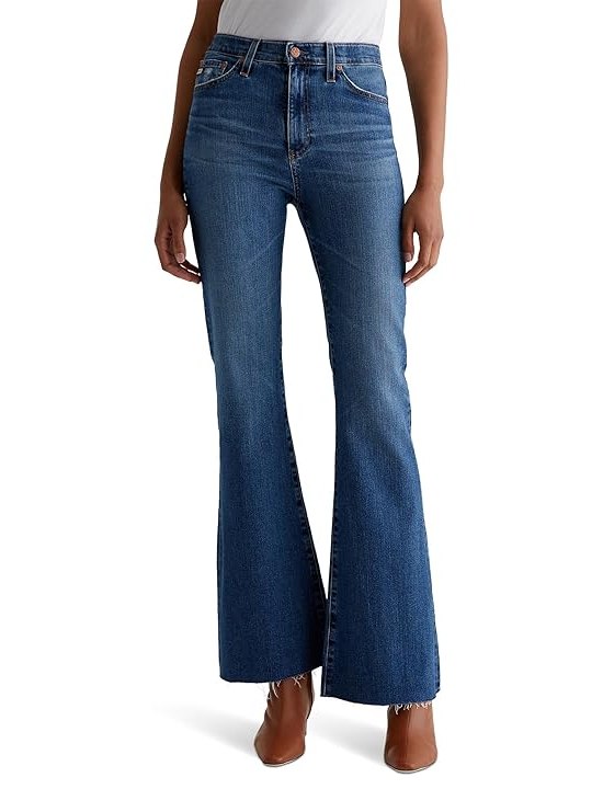 AG Jeans Madi Super High Rise Flare Jeans in 15 Years Prague Womens Jeans 15 Years Prague