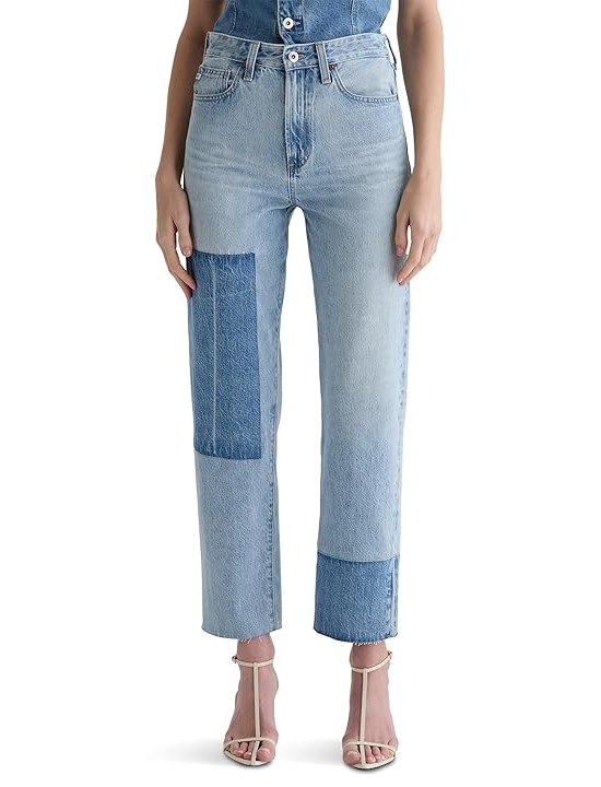 AG Jeans Brinley Mid-Rise Straight in Carpinteria Womens Jeans Carpinteria