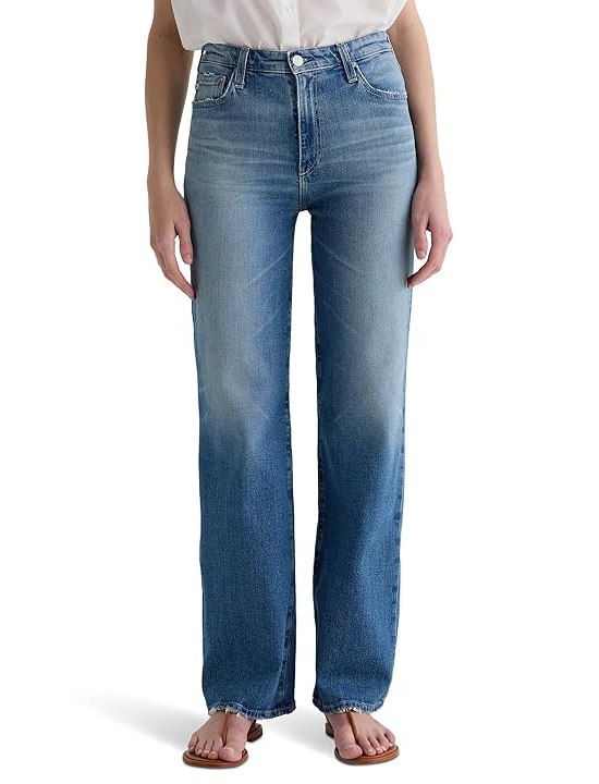 AG Jeans Kora High-Rise Wide Leg in 13 Years Palermo Womens Jeans 13 Years Palermo