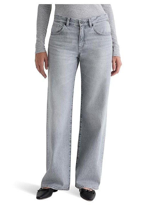 AG Jeans Adria Low Rise Baggy Wide Leg In Al Fresco Womens, Al Fresco