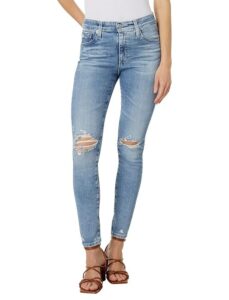 Destructed Women’s Jeans, Farrah Ankle in 20 Years Undertow