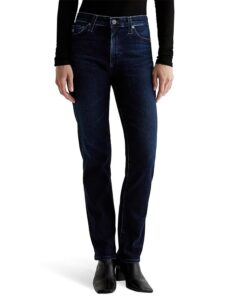 Mari Mid Rise Slim Straight Jeans
