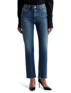 Mid-Rise Straight Crop AG Jeans